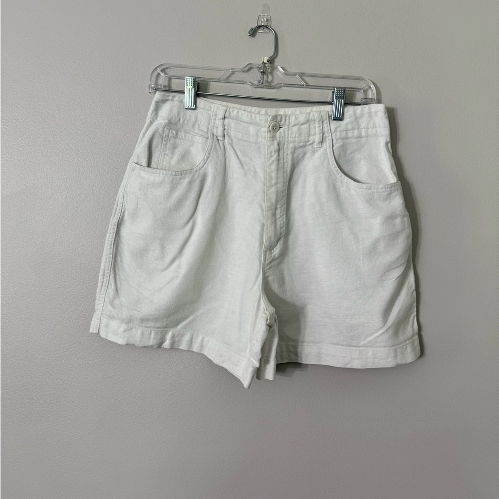 Vintage PHD Paul Harris Design High Waist White Shorts Relaxed Fit